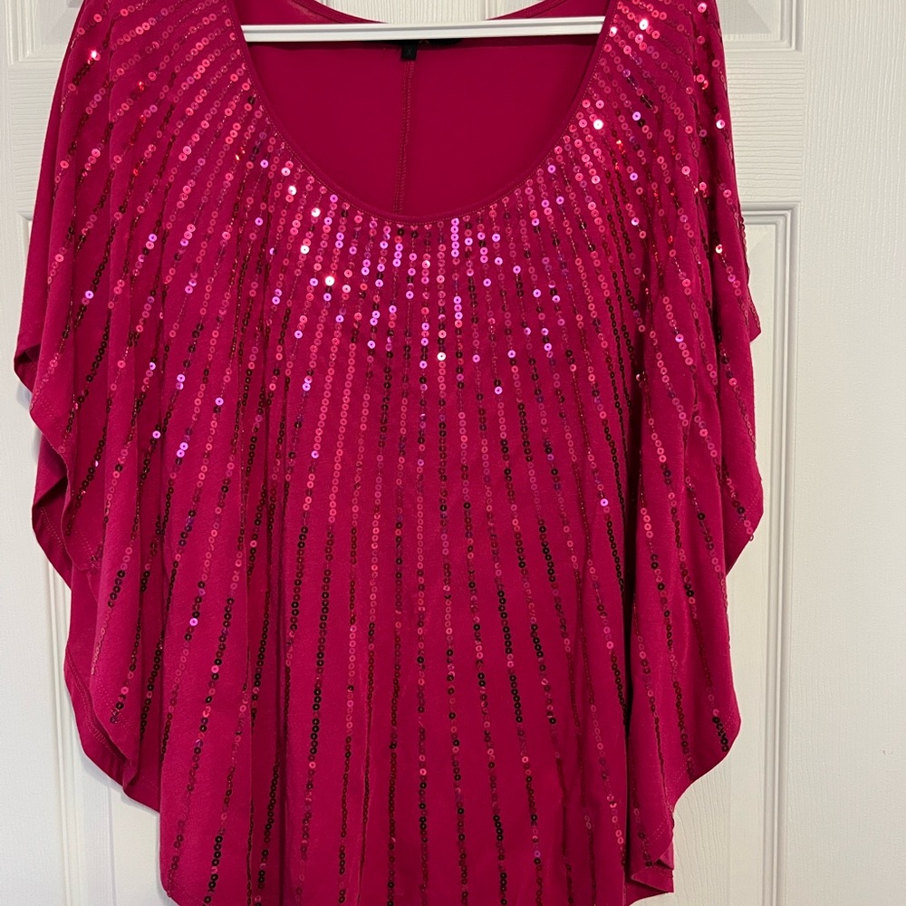 MXM Hot Pink Sequin Blouse